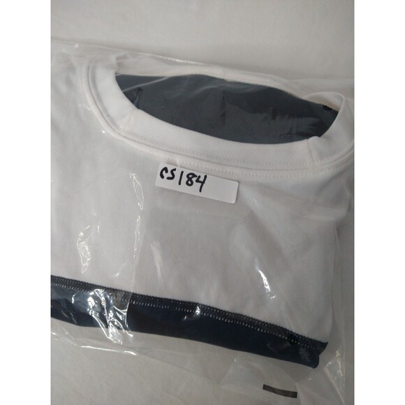 NWT Body Glove UVP Rash Guard Size L Blue White Black Colorblock Surf Swim Sun - Picture 9 of 9